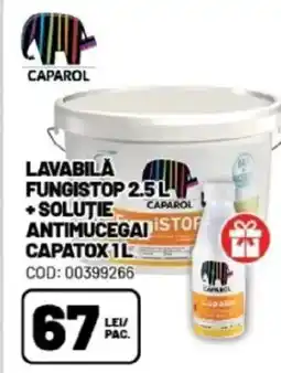 Ambient CAPAROL Lavabilă fungistop +soluţie antimucegali capatox il Ofertă