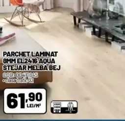 Ambient Parchet laminat 8mm el2416 aqua stejar melba bej Ofertă