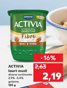 Kaufland ACTIVIA laurt musli Ofertă