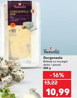 Kaufland Gorgonzola Brânză cu mucegai dolce / picant Ofertă