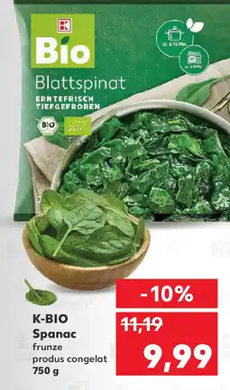 Kaufland K-BIO Spanac frunze Ofertă