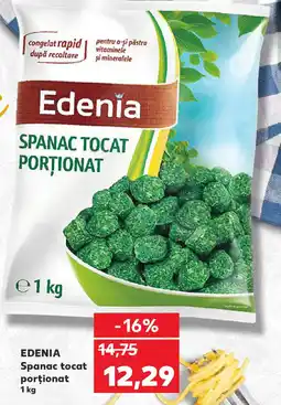 Kaufland EDENIA Spanac tocat porţionat Ofertă