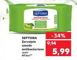 Kaufland SEPTONA Şerveţele umede antibacteriene Ofertă