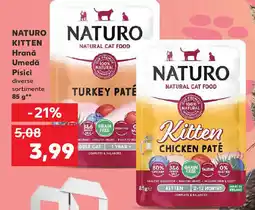 Kaufland NATURO KITTEN Hrană Umedă Pisici Ofertă