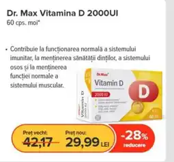 Dr.Max Dr. Max Vitamina D 2000UI Ofertă