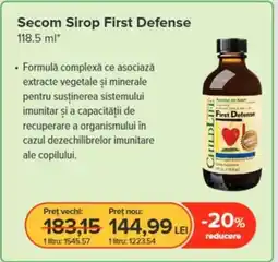 Dr.Max Secom Sirop First Defense Ofertă