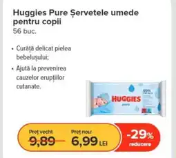 Dr.Max Huggies Pure Şervetele umede Ofertă