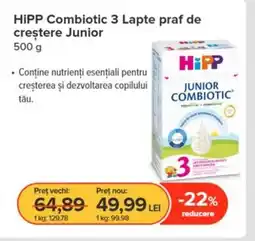 Dr.Max HIPP Combiotic 3 Lapte praf de creștere Junior Ofertă