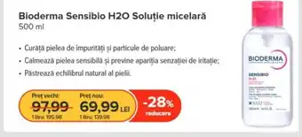 Dr.Max Bioderma Sensibio H2O Soluție micelarǎ Ofertă