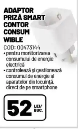 Ambient Adaptor priză smart contor consum wible Ofertă