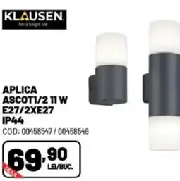 Ambient Aplica ascot1/2 11 w e27/2xe27 IP44 Ofertă