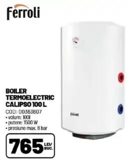 Ambient Boiler termoelectric calipso 100 l Ofertă