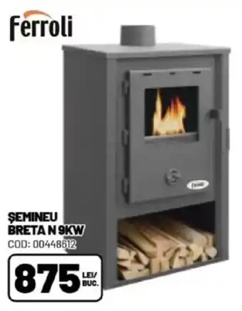 Ambient Şemineu breta n9kw Ofertă