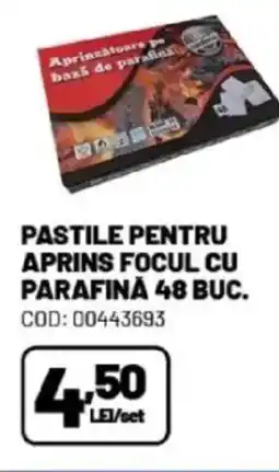 Ambient Pastile pentru aprins focul cu parafină 48 buc. Ofertă