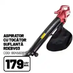 Ambient Aspirator cu tocator suflantă rdebv03 Ofertă