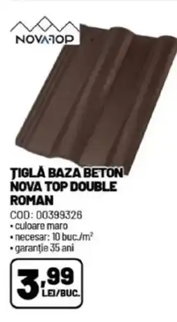 Ambient Tigla baza beton nova top double roman Ofertă