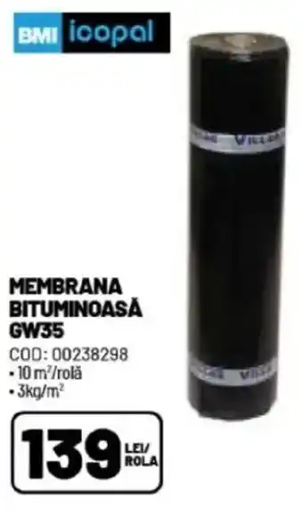 Ambient Membrana bituminoasă gw35 Ofertă