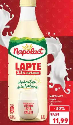 Kaufland NAPOLACT Lapte 3,5% grăsime Ofertă