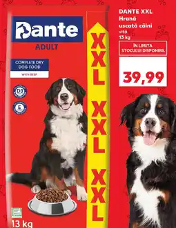 Kaufland DANTE XXL Hrană uscată câini vitǎ Ofertă