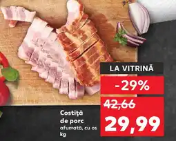 Kaufland Costiţă de porc afumată, cu os Ofertă