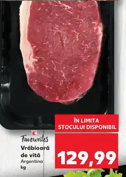 Kaufland Vrăbioară de vită Argentina Ofertă