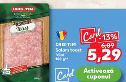 Kaufland CRIS-TIM Salam toast feliat Ofertă