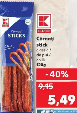 Kaufland Cârnaţi stick Ofertă