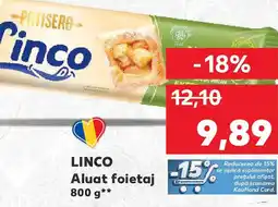 Kaufland LINCO Aluat foietaj Ofertă