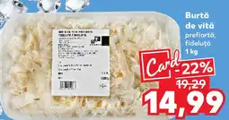 Kaufland Burtă de vită prefiartă, fideluţă Ofertă