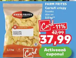 Kaufland FARM FRITES Cartofi crispy Scoobs Ofertă
