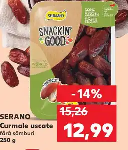 Kaufland SERANO Curmale uscate Ofertă