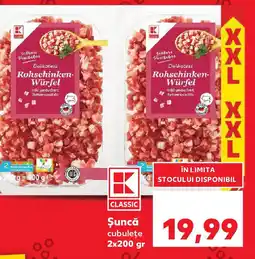 Kaufland Şuncă cubuleţe Ofertă