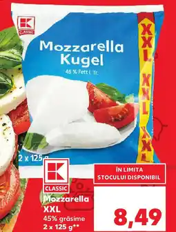 Kaufland Mozzarella XXL Ofertă