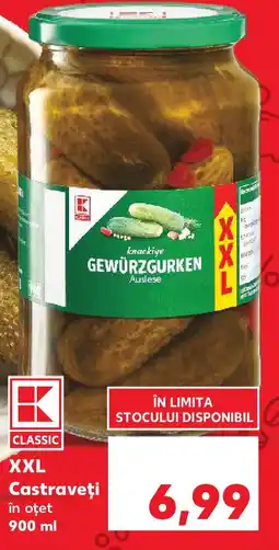 Kaufland XXL Castraveţi în oțet Ofertă