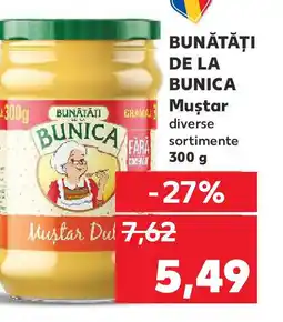Kaufland BUNĂTĂȚI DE LA BUNICA Muştar Ofertă