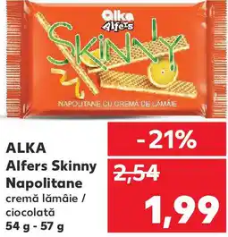 Kaufland ALKA Alfers Skinny Napolitane Ofertă