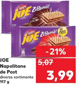 Kaufland JOE Napolitane de Post Ofertă