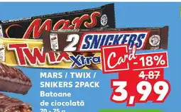 Kaufland MARS / TWIX / SNIKERS 2PACK Batoane de ciocolată Ofertă