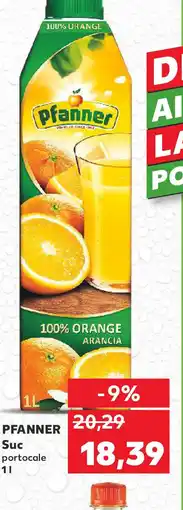 Kaufland PFANNER Suc portocale Ofertă
