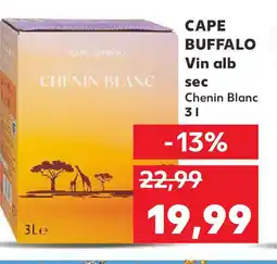 Kaufland CAPE BUFFALO Vin alb sec Chenin Blanc Ofertă