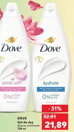 Kaufland DOVE Gel de duş Ofertă