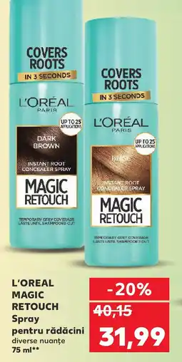 Kaufland L'OREAL MAGIC RETOUCH Spray pentru rădăcini Ofertă
