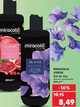 Kaufland MIRACOLO VERDE Gel de duş Ofertă