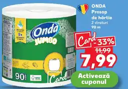 Kaufland ONDA Prosop de hârtie Ofertă