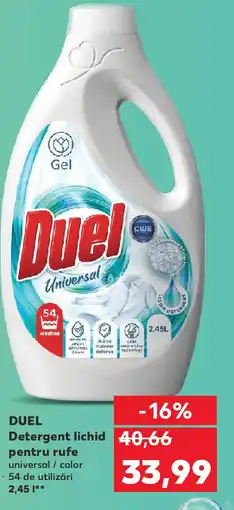 Kaufland DUEL Detergent lichid pentru rufe Ofertă
