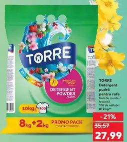 Kaufland TORRE Detergent pudră pentru rufe Ofertă