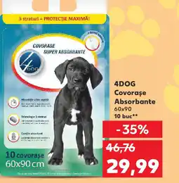 Kaufland 4DOG Covorase Absorbante Ofertă