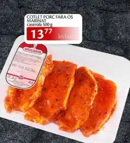 Unicarm Cotlet porc fara os marinat caserola Ofertă