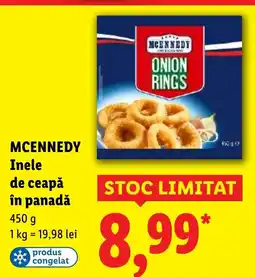 Lidl MCENNEDY Inele de ceapă în panadă Ofertă