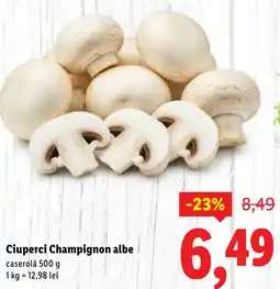Lidl Ciuperci Champignon albe Ofertă